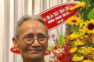 Nhà giáo Ưu tú Trần Chút. Ảnh: FB Trần Lê Hoa Tranh.