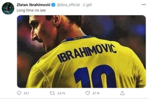 Thông điệp đầy ẩn ý của Zlatan Ibrahimovic.