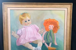 Bức tranh được cho là bị "ma ám" đã phá tan cuộc sống bình thường của người đàn ông.