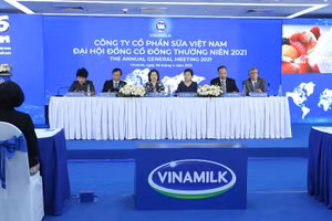 Toàn cảnh Đại hội đồng cổ đông Vinamilk 2021.
