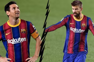 Mối quan hệ giữa Messi và Pique được cho là đã hoàn toàn đổ vỡ.