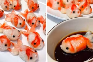 Bánh bao hình cá độc lạ gây bão mạng xã hội