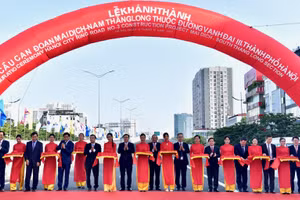 Chùm ảnh: Khánh thành cầu cạn Mai Dịch - Nam Thăng Long