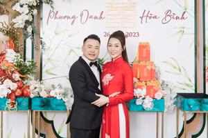 Phương Oanh thử váy cưới, ấn định ngày kết hôn với Shark Bình