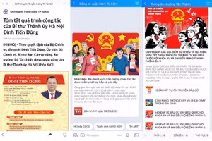 Sở Thông tin và Truyền thông Hà Nội: Tích cực tuyên truyền bầu cử trên Zalo