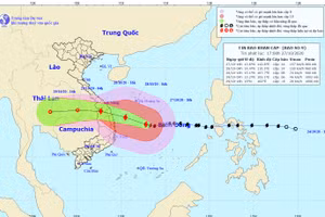 Công điện của Thủ tướng: Khẩn trương ứng phó bão số 9
