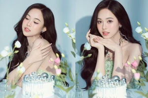 Á hậu Trịnh Thùy Linh khoe nhan sắc trong veo, cực ngọt đón tuổi 21
