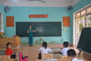 Giáo viên vùng cao vận dụng linh hoạt dạy lớp 1 chương trình mới