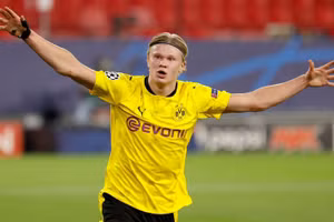 Haaland là chân sút được săn đón nhất châu Âu. Ảnh: Getty.