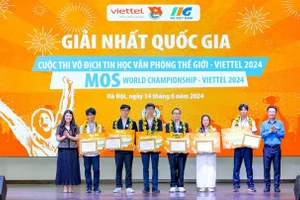 Vinh danh 6 nhà vô địch quốc gia Cuộc thi Vô địch tin học văn phòng thế giới