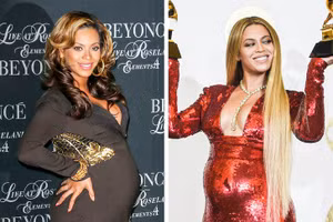 Thời trang bà bầu sành điệu của Beyoncé, Katy Perry, Kim Kardashian...