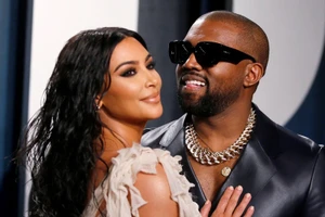 Cặp đôi Kim Kardashian và Kanye West.