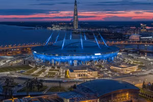 Sân vận động Gazprom Arena, St.Petersburg – nơi tổ chức Euro 2020