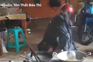 Anh chàng hóa "Ninja" khi nấu ăn