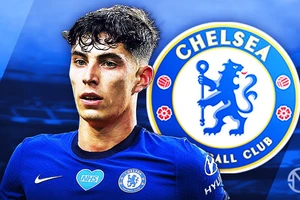 Tân binh Kai Havertz cập bến Chelsea với giá kỷ lục 71 triệu bảng. 