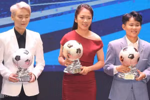 Từ trái qua: Hải Yến, Huỳnh Như và Bích Thuỳ. Ảnh: Đức Đồng.