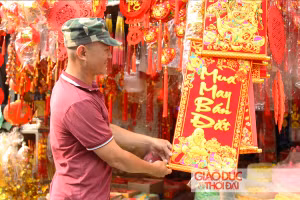 TP.HCM: Phố bán hàng trang trí tết tấp nập dịp cuối năm