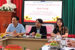 Dự thảo các quy định về trường lớp dành cho trẻ khuyết tật 