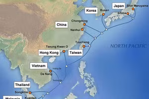 Tuyến cáp quang biển quốc tế APG vừa gặp sự cố vào sáng ngày 9/1/2021.