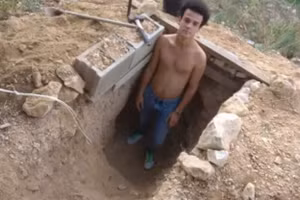 Sau cuộc tranh luận với bố mẹ, thanh niên đào hang suốt 6 năm để... trú ẩn