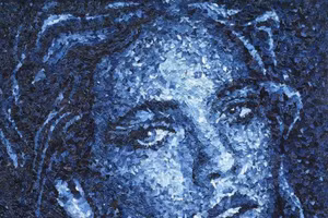 Sáng tạo chân dung từ… vải denim