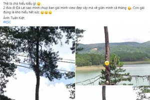 Bị bạn gái giận vì chụp hình "view đẹp"