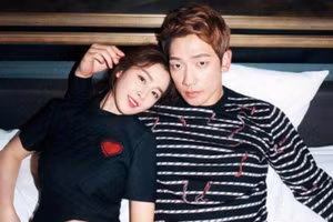 Bi Rain và Kim Tae Hee.