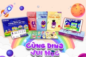 “Cùng DINO vui học” - chương trình tiền tiểu học tại nhà cho trẻ