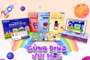 “Cùng DINO vui học” - chương trình tiền tiểu học tại nhà cho trẻ