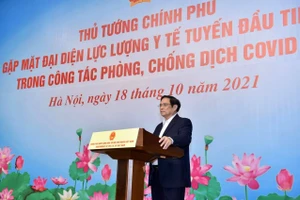 Thủ tướng đã có buổi gặp mặt trực tuyến với lực lượng y tế tuyến đầu.