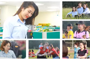 Ngắm những 'bóng hồng' tại doanh nghiệp FDI lớn nhất Việt Nam.