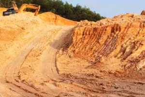 Nhiều doanh nghiệp tại Thừa Thiên - Huế bị xử phạt vì thống kê sản lượng khoáng sản khai thác thực tế không đúng quy trình. (Ảnh: V.D)