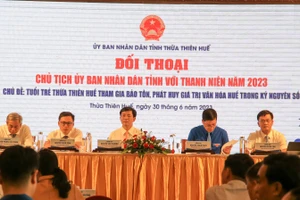 Hội nghị đối thoại giữa Chủ tịch UBND tỉnh Thừa Thiên - Huế với thanh niên năm 2023.