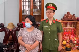 Bà Trần Thị Lệ Hoa bị bắt giam vì hành vi “Lừa đảo chiếm đoạt tài sản”. (Ảnh: A.K).