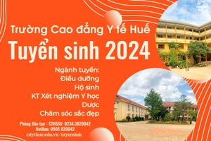 Trường Cao đẳng Y tế Huế tuyển sinh năm 2024 với hơn 900 chỉ tiêu.