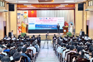 Hội nghị Khoa học Kỹ thuật Hình ảnh Y học toàn quốc lần thứ XII khai mạc sáng 22/6 tại Trường Đại học Y - Dược, Đại học Huế. (Ảnh: Đại Dương)