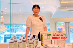 GS.TS Hoàng Thị Thái Hòa – Trưởng Khoa Nông học, Trường ĐH Nông lâm, ĐH Huế là một trong những nữ Nhà giáo ưu tú, tiên phong trong lĩnh vực nghiên cứu khoa học. (Ảnh: NVCC)