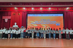 Trao giải cuộc thi Ý tưởng đổi mới sáng tạo ĐH Huế năm 2023.