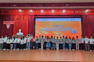 Trao giải cuộc thi Ý tưởng đổi mới sáng tạo ĐH Huế năm 2023.