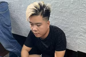 Đoàn Công Tấn Lực bị công an bắt giữ. Ảnh: Công an 