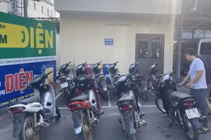 Tang vât mà công an thu giữ được.