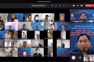 Các học viên tham dự khóa đào tạo Khởi nghiệp đổi mới sáng tạo.