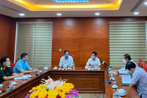 Quang cảnh cuộc họp khẩn vào tối 20/5.