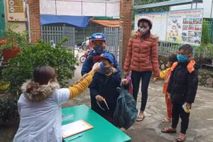 Trường học vùng cao thực hiện nghiêm túc các biện pháp phòng dịch