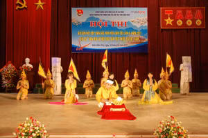 Hội thi "Giữ gìn nét đẹp bản sắc văn hóa dân tộc lần thứ II" do đoàn trường PTDTNT tỉnh Điện Biên tổ chức.