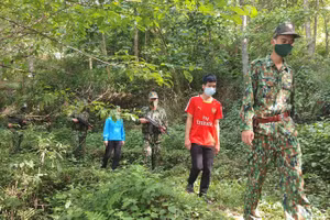 2 đối tượng bị phát hiện, bắt giữ khi đang tìm cách vượt biên