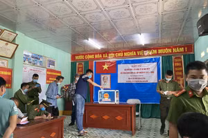 Cử tri xã Pà Cò đi bầu cử