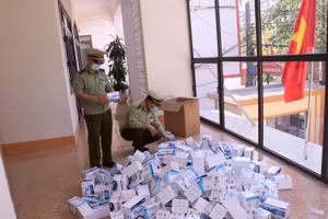 Hơn 12.000 khẩu trang bị tịch thu, tiêu hủy