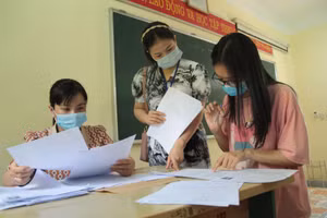 Các địa phương lên phương án bảo vệ an toàn cho cán bộ làm thi.