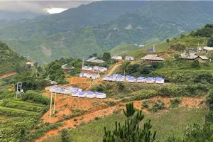 Các địa phương đã dựng nhiều “khu cách ly” tập trung sẵn sàng đón người dân trở về địa phương (nguồn ảnh CDC Sơn La)